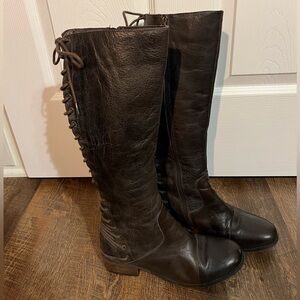 Two Lips Lace Up Boot